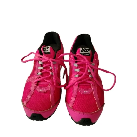 Nike Reax Run 8 Running Athletic Shoes Women's Size 7.5 Pink Silver 599562-600 - Picture 2 of 9